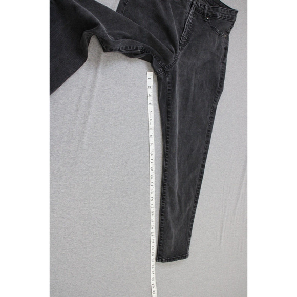 Lauren Ralph Lauren Womens Gray Premium Skinny Curvy Crop Denim Jeans Size 14 - Picture 10 of 11